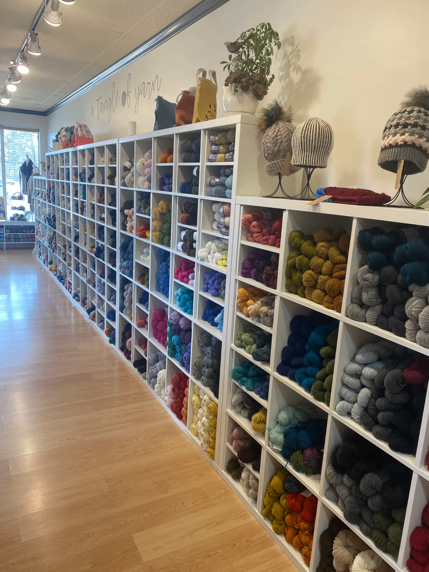 Inside the shop